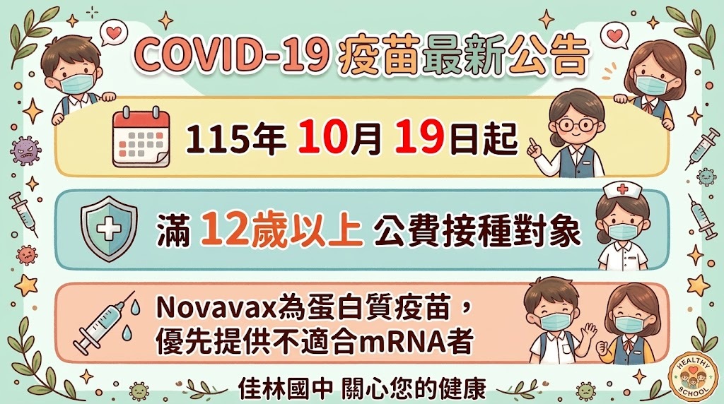 COVID-19疫苗接種說明