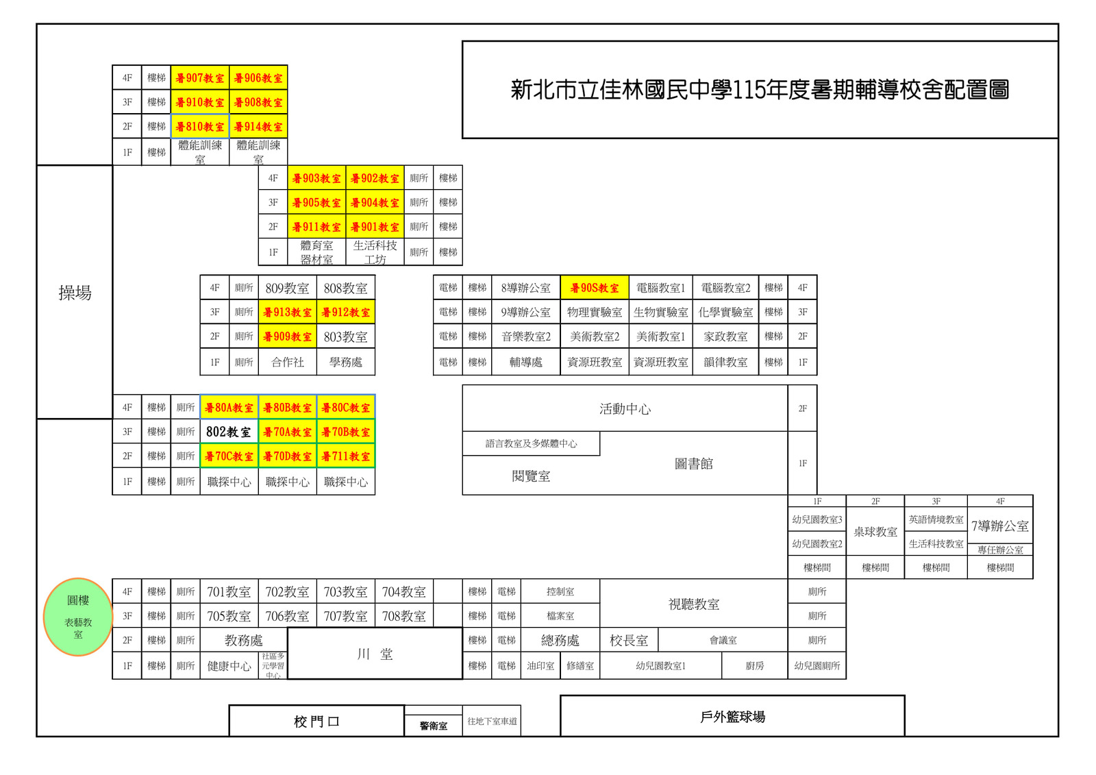 教室配置